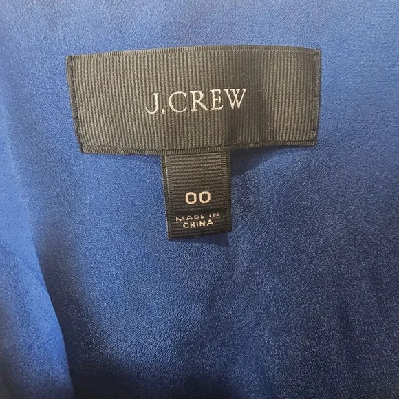 ‎J.Crew Blue Flowers Summer Dress Halter Sz 00 - Picture 7 of 9